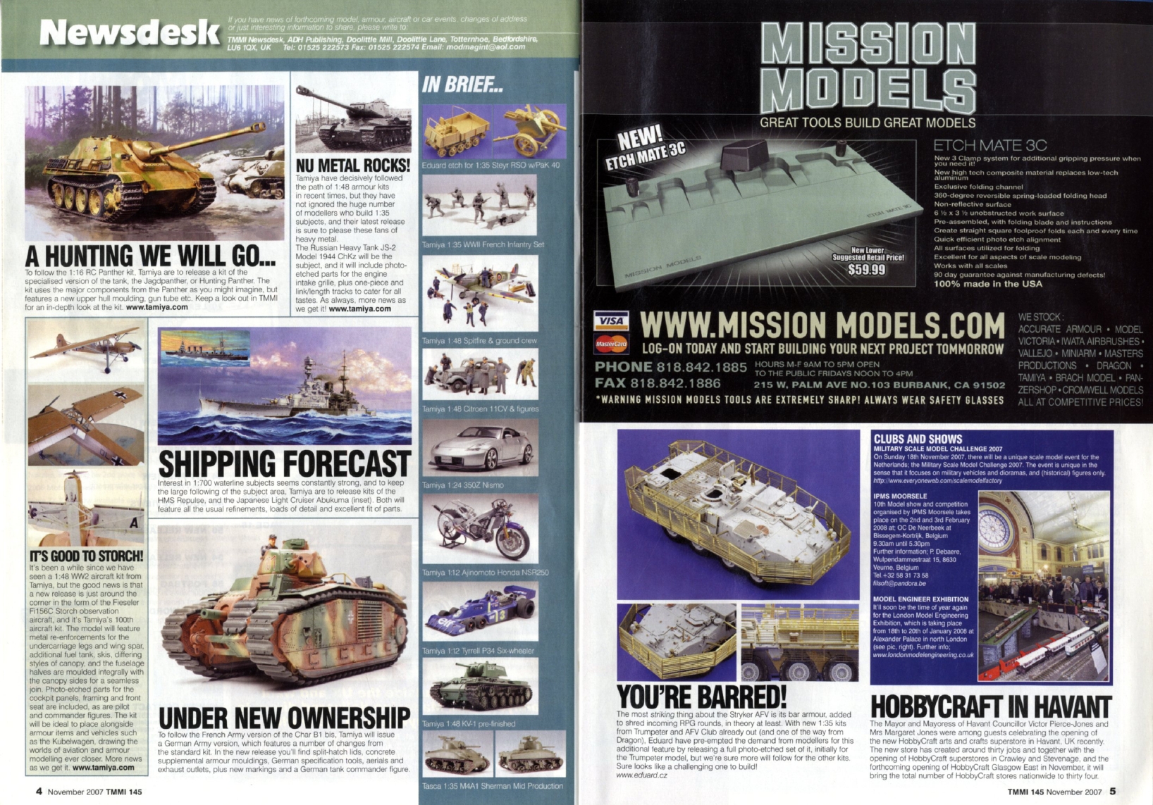 Tamiya Model Magazine 145 (2007-11)